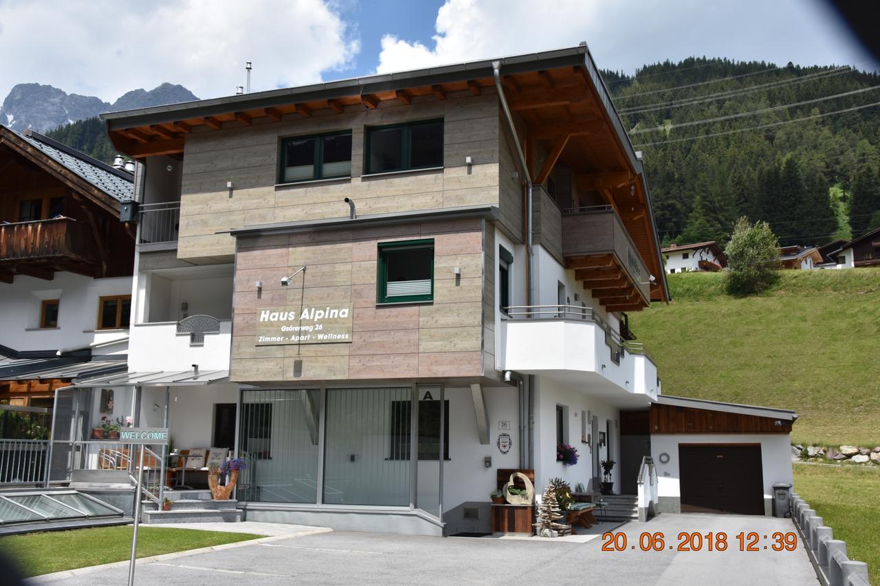 Gaestehaus Alpina St Anton am Arlberg Eksteriør billede